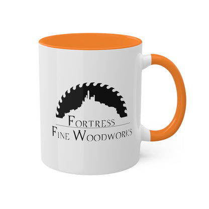 In Wood We Trust Colorful Mug