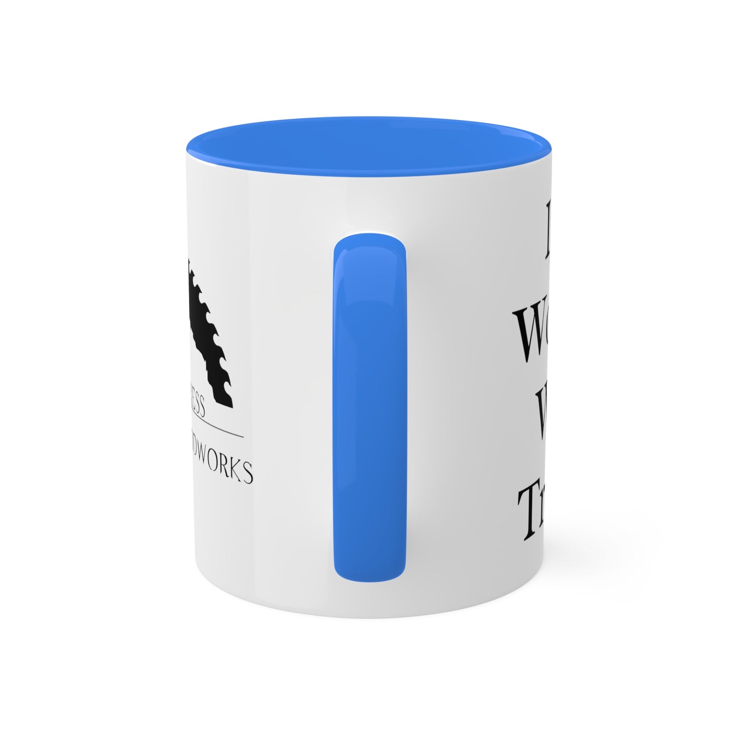 In Wood We Trust Colorful Mug