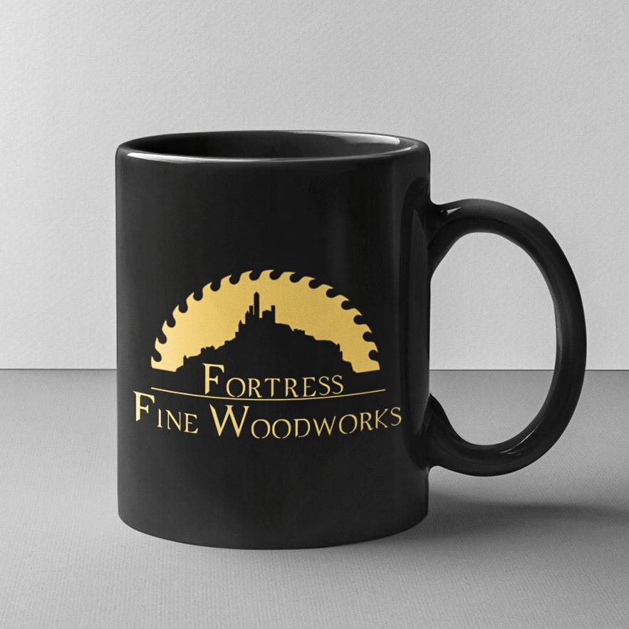 Fortress Black Mug